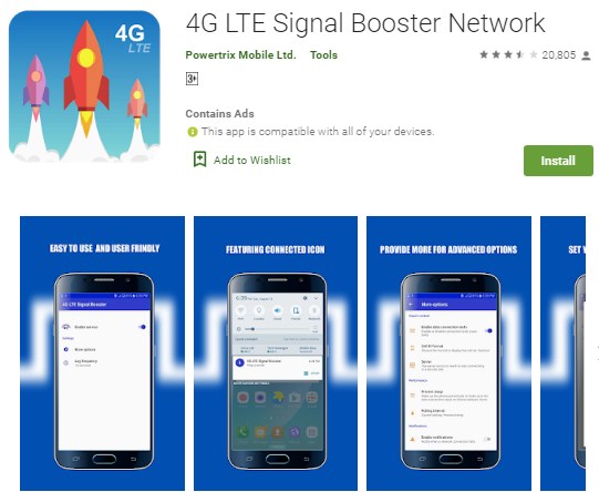 4G LTE Signal Booster Network