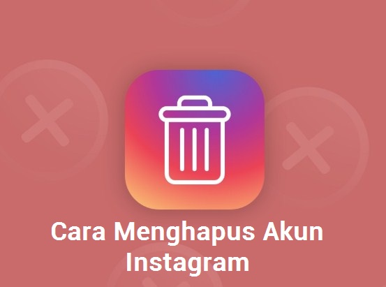 cara menghapus akun instagram