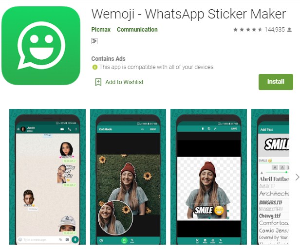 cara menambahkan stiker whatsapp